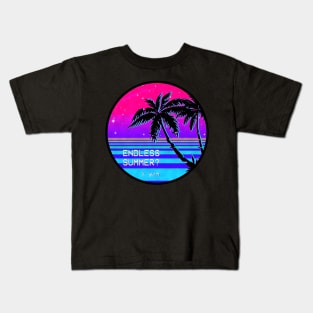 Endless Summer (Vaporwave) Kids T-Shirt